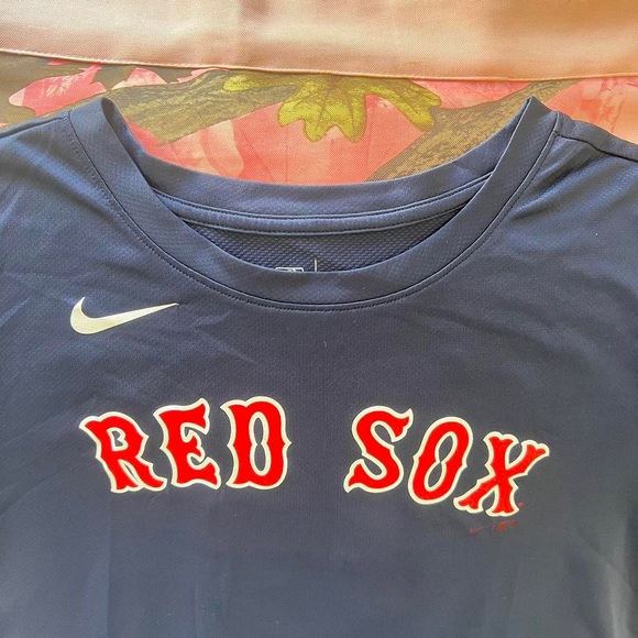 nike boston red sox # 5 short sleeve jersey tshirt - Picture 3 of 8